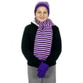 thumbnail image 2 of Girl's 3 Piece Knit Hat, Scarf & Gloves Set, 2 of 2