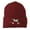 Maroon, variant on Glasses New Years Embroidered Beanie - Olive OSFM