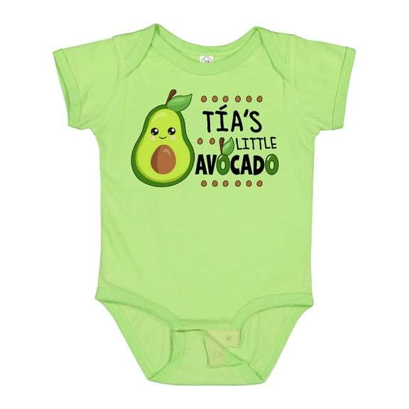Inktastic TÃa's Little Avocado with Cute Baby Avocado Boys or Girls Baby Bodysuit
