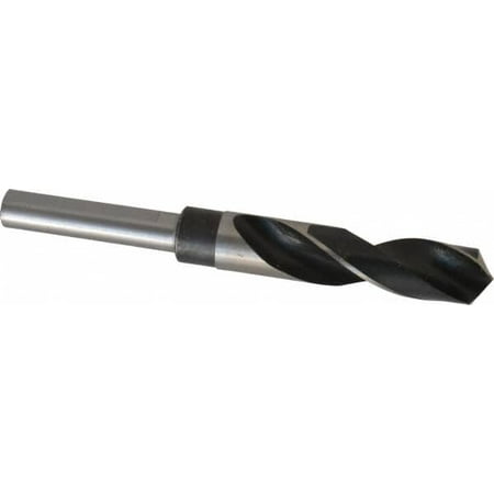 

Hertel 3/4 Drill 118° Point HSS Silver Deming & Reduced Shank Drill Bit Oxide Finish 6 OAL Flats on Shank 3 Flute Length Right Hand Cut Standard Point Spiral Flute Regular Spiral