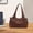Brown, variant on Womens Shoulder Bag Zipper Closure Hobo Handbag for Shopping Dating Vacation Brown