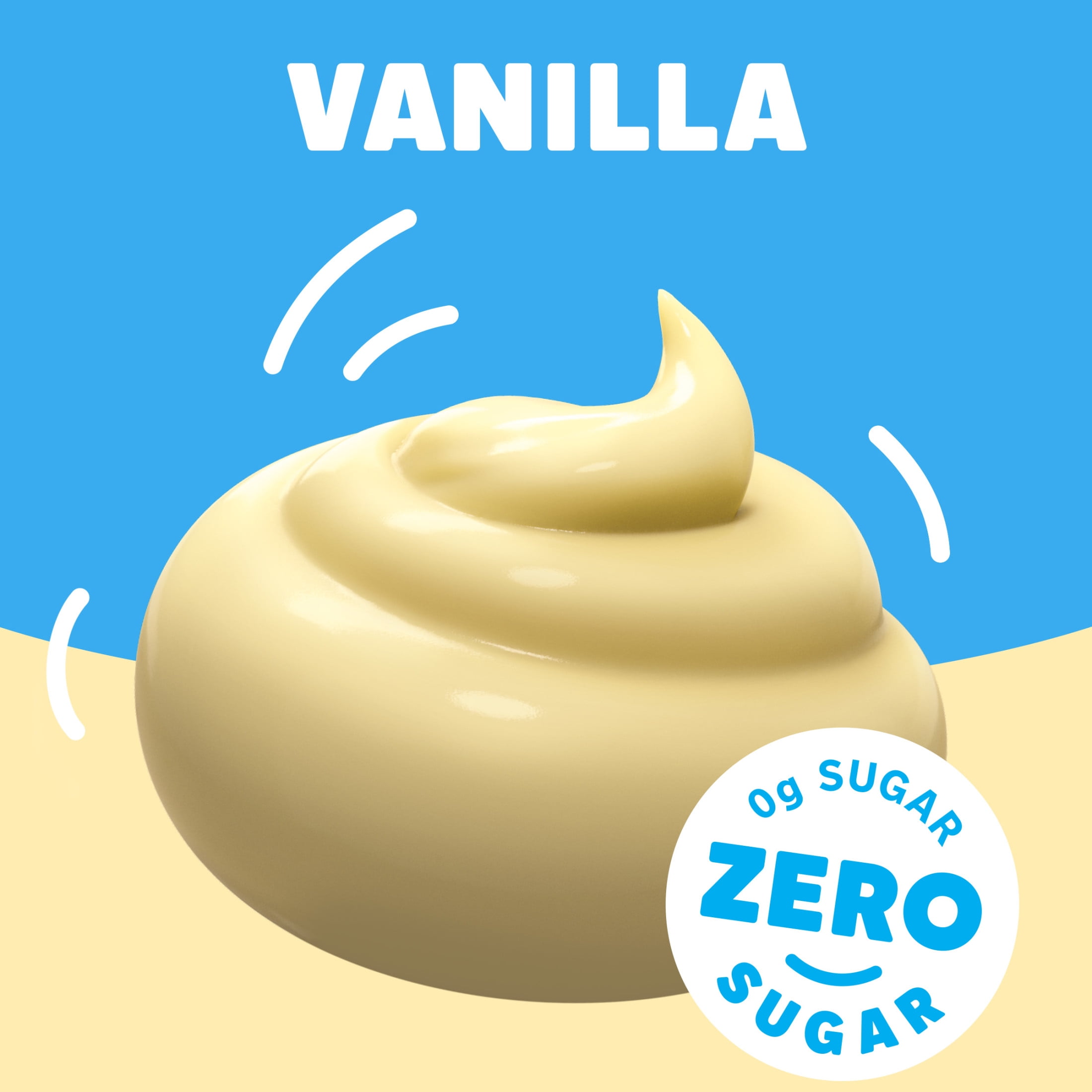 Jell-O Vanilla Sugar Free Pudding Cups Snack, 4 Ct Cups