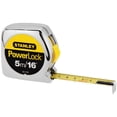 thumbnail image 2 of Cinta métrica STANLEY PowerLock de 5 m/16 pies con poliéster Mylar, 2 of 4