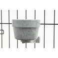 thumbnail image 5 of Lixit Happy Home Pet Quick Lock Removable Dog Kennel Bowls for Wire and Soft-Sided Crates, Gray, 10oz., 5 of 5