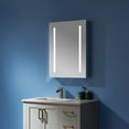 thumbnail image 3 of Vinnova Rieti 24" Rectangle Frameless LED Lighted Medicine Cabinet Wall Mounted Bathroom Mirror with Storage, 3 of 10