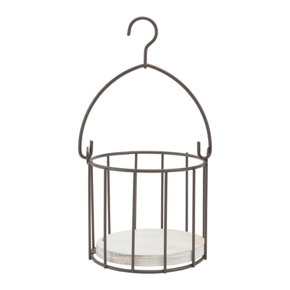 Mersess Hanging Candle Lanterns Decorative Candle Holder Vintage Tea Light Votive Candle Holders Farmhouse Flower Basket for Wedding Table Centerpiece Birthday Decor Black