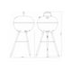 thumbnail image 3 of Asador Tramontina TCP-450L de 18 pulgadas Grill a Carbón, 3 of 4