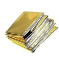 thumbnail image 3 of 10 Pieces Emergency Blanket Folding Golden 210x160cm Silver + Golden Rqb Jp, 3 of 5
