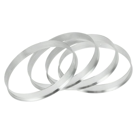 Unique Bargains Hub Centric Rings, 72.56mm ID to 73.1mm OD Vehicle Wheel Hubrings Aluminum Alloy, 4 Pcs