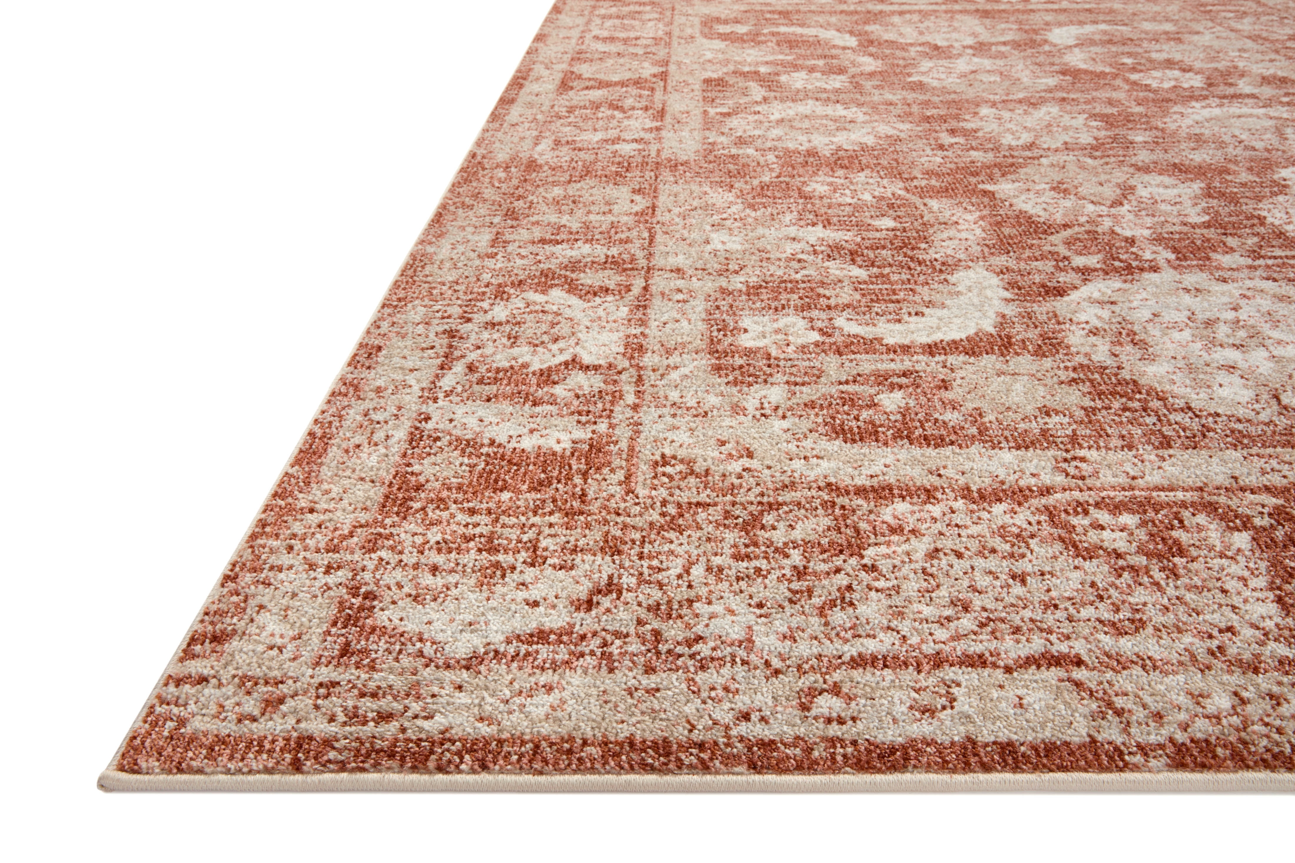 Loloi Odette Rust / Ivory 9'-2" x 13' Area Rug