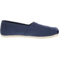 thumbnail image 2 of Toms Women's Classic Canvas Navy Ankle-High Slip-On Shoes - 8M, 2 of 3
