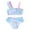 Blue, variant on YunPes Petal Children's Swimsuit Female Ruffled Split Swimsuit Girls New Small Middle and Large Children's Swimwear Cute Bathing Suit Girls