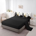 thumbnail image 5 of Castle Fairy Flying Butterflies Bedding Comforter Set,Abstract Feather Queen Bedding Sets, 5 of 8