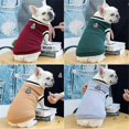 thumbnail image 3 of Dog Clothes For Small Dogs College Style Pet Dog Sweater Winter Warm Dog Clothes For Small Medium Dogs Puppy Cat Vest, 3 of 5