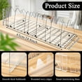 thumbnail image 7 of Purse Organizer for Closet, 8 Sections Adjustable Acrylic Shelf Dividers for Closet Organization, Shelf Dividers for Closet Organization, Closet Purse Organizer for House, Office Use, 7 of 7