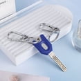 thumbnail image 4 of Metal Carabiner Shape Key Ring, Stainless Steel Made Torque Principle Design for Heavy-Duty Usage, 4 of 7