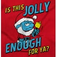 thumbnail image 2 of Grumpy Smurf Jolly Enough Xmas Santa Sweatshirt for Men or Women Brisco Brands S, 2 of 6