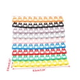 thumbnail image 6 of 100Pcs/Set Colorful Numeric Cable Label Mark For RJ45 RJ11 RJ12 Network Cable, 6 of 7