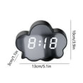 thumbnail image 4 of 1Pcs LED Alarm Clock Under $5! Yannianjz Electronic Alarm Clock, Clouds Shape LED Alarm Clock, Large Screen Digital Clock, forstudents,children, Bedroom, Desk, Gift, 4 of 9