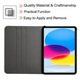 thumbnail image 5 of iPad 10th Gen Case 10.9" 2022, Allytech Marble PU Leather Multi-Angle Viewing Flip Stand Anti-Slip Scratch Free Protective Case for iPad 10.9 2022(10th Generation), Blue + White, 5 of 5