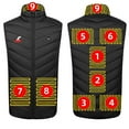 thumbnail image 2 of Horkkom Mens Heated Jacket with No Battery, Rechargeable USB Heated Vests Winter Warm Heated Coat with Zipper Pockets XL, Gifts for Women, 2 of 6