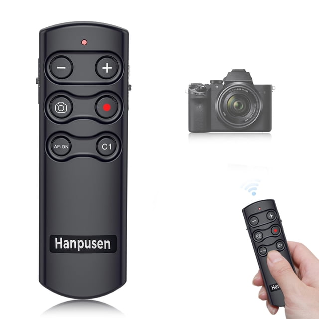 Cámara con disparador inalámbrico y mando a distancia Sony Hanpusen