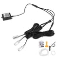 thumbnail image 1 of Lámpara ambiental para coche de 12V, luces LED para decoración de interiores, IP65, resistente al agua, control por aplicación Bluetooth, luz de 3 uds., 1 of 8