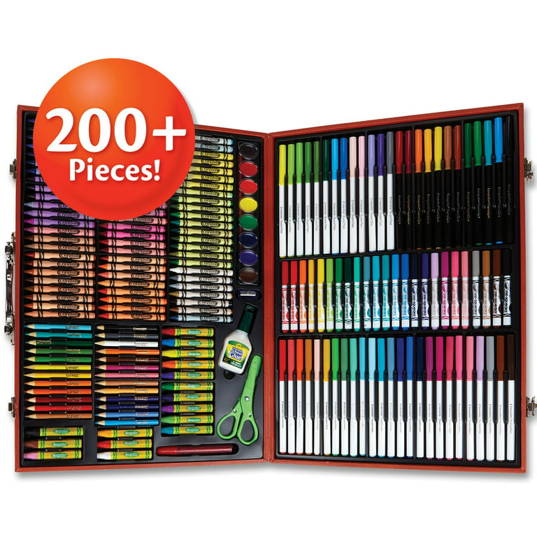 Crayola Masterworks Art Case, over 200 Pieces, Drawing and Painting Art  Set, Beginner Boys & Girls Ages 4+ 