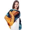 thumbnail image 4 of Starfish Translucent Breathable Chiffon Yarn Silk Scarf 180*73 (70.86*28.7in) - Lightweight Head Wrap for Women and Girls, 4 of 6