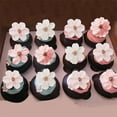 thumbnail image 4 of 50pcs Edible Flowers Cake Decorations – Flower Cupcake Toppers, NOGIS Edible Flowers Cherry Blossoms Cake Topper Cupcake Toppers Decorations for Wedding Birthday Party, 4 of 7