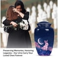 thumbnail image 3 of Lunar Blossom Watch Large Urns - Urn For Human Ashes Adult Male - Burial Urns For Adult Human Ashes Women & Men - Urns For Human Ashes Adult Male Dad (Size -10inch), 3 of 5
