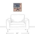 thumbnail image 3 of Creative Products Broad Stripes Bright Stars 16x16 Canvas Wall Art, 3 of 5