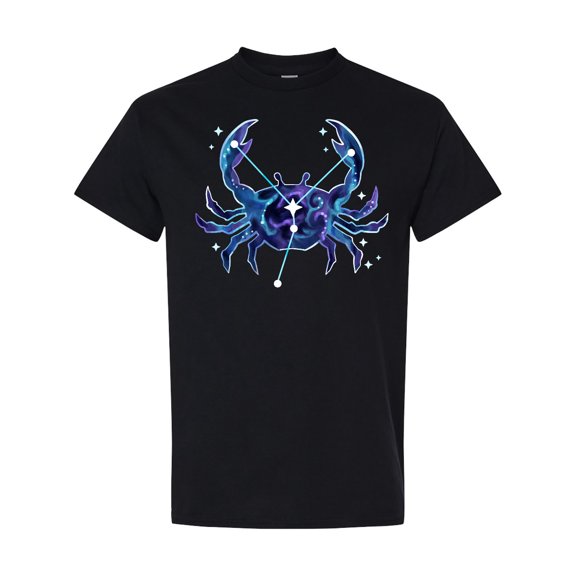 Inktastic Zodiac Cancer Crab Constellation T-Shirt