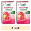 (2 pack) True Lemon Raspberry Lemonade Drink Mix Powder, No Artificial Sweeteners, 1.06 oz., 10 Count Box