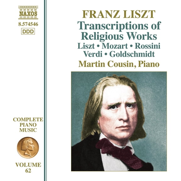 Martin Cousin - Liszt: Complete Piano Music, Vol. 62 - Transcriptions of Religious Works - Music & Performance - CD