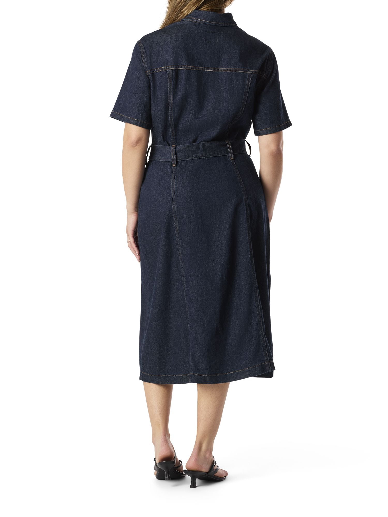 LV PATCH PCKT DRESS - FRENCH