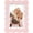 Light Pink, variant on 5x7 Cute Picture Frame, Wavy Curved Photo Frame with 4x6 Mat and Real Glass, Unique Funky Frame for Table and Wall Display, Home Office Desk Decoration Art, Gift (5x7, Sage Green)