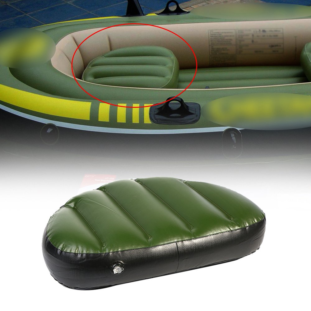 OTVIAP High Quality PVC Green Fishing Boat Inflatable Cushion Boat Seat