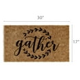 thumbnail image 3 of Barnyard Designs ‘Gather’ Doormat, Indoor/Outdoor Non-Slip Rug, Front Door Welcome Mat for Outside Porch Entrance, Home Entryway Farmhouse Decor, 30" x 17”, 3 of 8