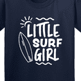 thumbnail image 4 of Inktastic Little Surf Girl with Surfboard Youth T-Shirt, 4 of 5