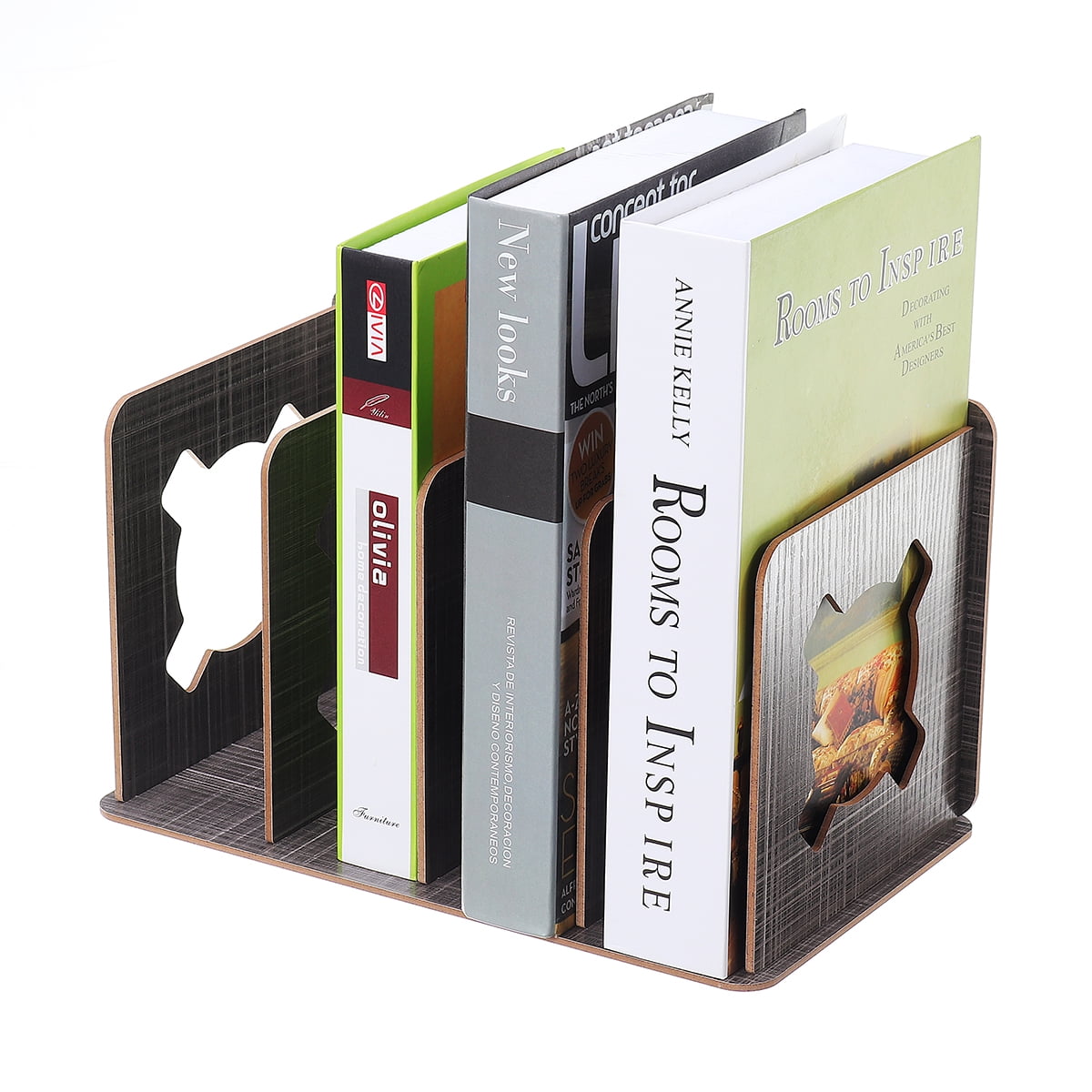 Book Stand Bookend School Student Office Desk File Folder Rack Holder