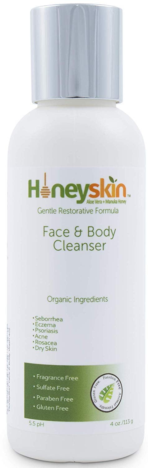 Face And Body Wash With Manuka Honey Coconut Oil And Aloe Vera Relieves Symptoms Of Acne Eczema Rosacea Psoriasis Seborrheic Dermatitis Treatment For Blemishes Dry And Itchy Skin 4oz Face And Body Wash With Manuka Honey Coconut Oil And Aloe Vera Relieves Symptoms Of Acne Eczema Rosacea Psoriasis Seborrheic Dermatitis Treatment For Blemishes Dry And Itchy Skin 4oz