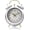 White, variant on Twin Bell Alarm Clock, 4in(10.16cm) Analog Retro Table Clock, Loud Alarm for Heavy Sleepers Adults, Simple Bedside Desk Clock for Living Room Bedroom Decor