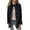 Black, variant on Ediodpoh Women Winter Oversized Cardigans for Women Neck Lapel Long Sleeve Solid Color Coat Red L