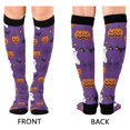 thumbnail image 4 of FORMRS Womens Knee High Socks Casual Long Thick Travel Daily Wear, 1 Pair, Purple Halloween Ghost Pattern, 4 of 6