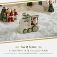 thumbnail image 2 of Spode Christmas Tree Miniature Christmas Village Figural Decoration, Snowy Christmas Village Set, Ceramic Holiday Decor - Festive Holiday Decorations for Indoor Display (Train), 2 of 7