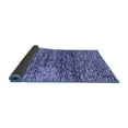 thumbnail image 2 of Ahgly Company Indoor Round Abstract Blue Contemporary Area Rugs, 3' Round, 2 of 4