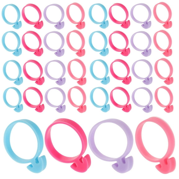 ELAYARD Piping Bag Clips for Pastry Silicone 40Pcs