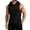 436#Black, variant on Mens Sleeveless Fitness Vest Bodybuilding Stringers Workout Tank Tops Black L