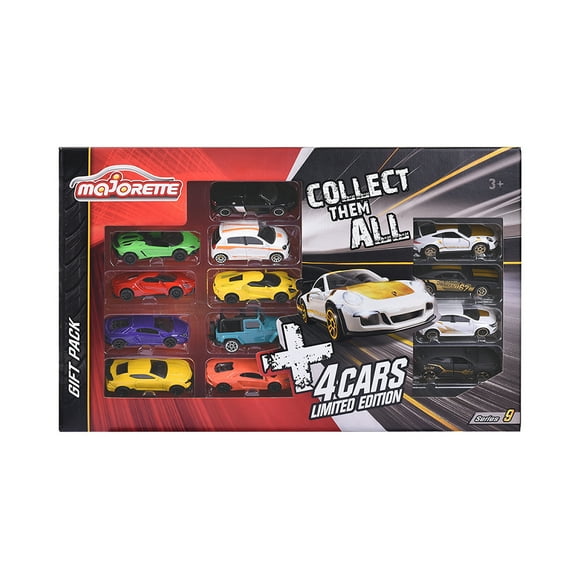 Autos Giftpack Majorette 212054032 Multicolor Incluye 9 Coches Clasicos y 4 Edición Limitada Serie 9